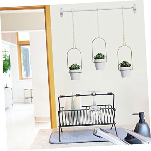 Yardwe 16pcs Garden Supplies Wall Plant Hanger Extender Rope Macrame Plant Hanger Hanging Flowerpot Rope - Image 5