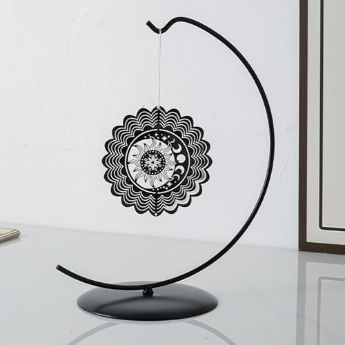 3 Pieces Black Metal Display Holder for Succulents Glass Globes and Decorative Items Indoor Outdoor Use Terrariums Styles Lights and Decorative Accent in Any Room - Image 4