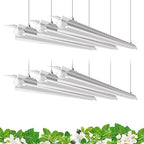 Barrina Plant Grow Lights, 4FT 5000K Full Spectrum Daylight White, 6 Packs by Barrina