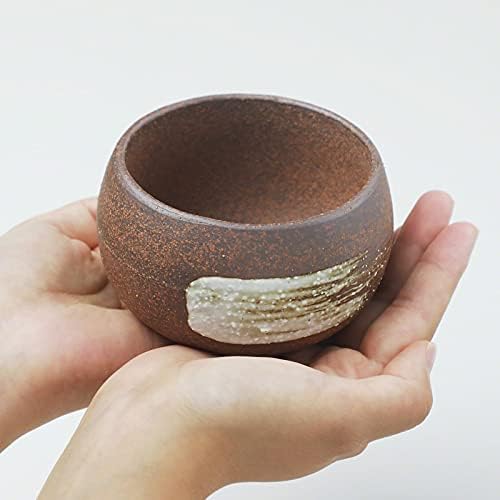 Wazakura Banko Series Handmade Ceramic Bonsai Pot 3.8in (98mm) - Image 4