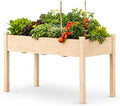 30" H Raised Garden Bed with Legs, Fir Wood Elevated Garden Bed Planter Box by ScienGardenJoysofgardening