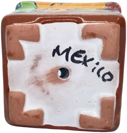 Talavera Hand-Painted Flower Pots (Set of 3) - 2.8" Cactus Design - Authentic Mexican Pottery Planters for Succulents - Image 6