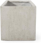 Large Rectangular Outdoor Planters, 35 Inch, White - Image 6