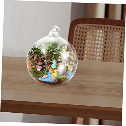 2pcs Glass Globe Hanging Terrarium Vase for Plants - Image 7