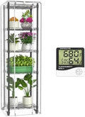 Mini 5-Tier Greenhouse for Indoor ,15.7" L×11.8" W×62.3" H by sagrynfp