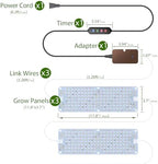 SDOVUERC Full Spectrum Grow Panel Lights for Indoor Plants and Shelves. - Image 5
