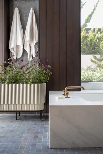 Veradek Demi Series Raised Long Planter - Wide Planter with Stand - Image 5