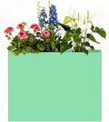 Metal Planter Box with Removable Insert Shelf 32x12x24Inch, Green by Ganeekiron