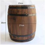 Oak Wine Barrel Oak barrels, resin and metal faucets store wine and spirits. A variety of capacity, oak wine barrels, beer, wine barrels, bars, solid wood barrel ornaments, exhibition wedding props - Image 2