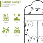 hogardeck Metal 60 * 18in Garden Trellis 2-Packs for Climbing Plants Flowers Vegetables Planting Arched Outdoor Decoration for Courtyards Lawns Gardens - Image 5