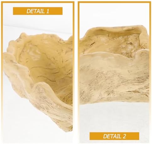 DOITOOL Tree Root Succulent Plant Pot Resin Planter Pot 13.38 X 4.72 X 3.54 in Garden Flower for Succulents Desk Balcony Patio Home Decor - Image 7