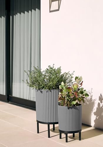 Veradek Demi Series Raised Duo Planters - Set of 2 Planters with Stands - Image 6