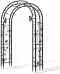 Sturdy Metal Garden Arch with Rust-Resistant Finish,Garden Abor-88 H*51" L by TrellumeGardenHome
