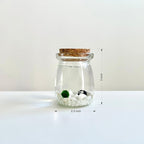 Moss Pet Glass Terrarium Jar Kit with Cork Lid, Mini Desktop Moss Plant Aquarium Decor, Home Ornament Gift - Image 3