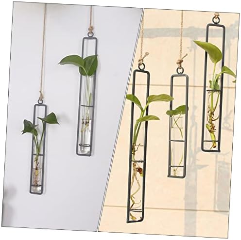 3pcs Glass Wall Hanging Propagation Tubes for Indoor Plants Xmas - Image 6