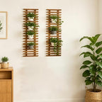 Pack of 2 Vertical Wooden Wall Planter Trellis for Climbing Plants, 35.43" - Image 6