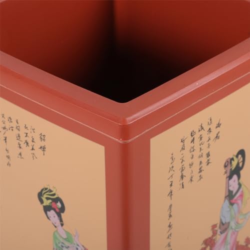 Happyyami 4 Sets Orchid Pot Large Planter pots Ceramic Cactus Pot Decorative Succulent Pot Ceramic Succulent Pot Large Round Planter Flower pots for Indoor Plants China Resin with Base - Image 3