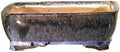 Bonsai Boy Marble Blue Ceramic Bonsai Pot - Rectangle - 8" X 6" X 2.5" by Unknown