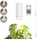 Zoomable Hanging Plant Light for Indoor Plant, Full Spectrum, White by TuyuBEE