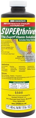 SUPERthrive Vitamin Solution with Kelp, Liquid Concentrate, 1 Pint by SUPERthrive