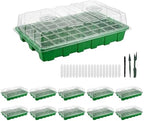 Gardzen 10 Pack 40 Cell BPA Free Seed Starter Tray Kit by Gardzen