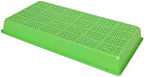 SUNPACK 10" x 20" Heavy Duty Mesh Plastic Seed Starting Tray, Green, 2.3" - Ensures Water Drainage and Aeration, Perfect for Greenhouses or Indoor Gardening - Image 2