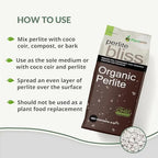 Seed Starting Soil Mix (24 Qts) - Coco Coir 650gm Bricks (2-Pack) + Perlite Bliss + 3 Gallon Grow Bags - Seed Starter Soil for Indoor Plants, Outdoor Plants, Seedlings - Organic Coco Coir Perlite Mix - Image 6