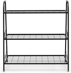 Giantex 3 Tier Metal Plant Stand, Indoor Outdoor Plant Shelf, Flower Rack Display Shelf, Flower Pots Holder with Adjustable Feet for Garden, Balcony, Living Room (3-Tier (32''x 13'' x 32'')) - Image 7