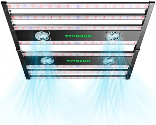 VIVOSUN AeroLight 850W LED Grow Light, Indoor Plant Light Bars with Fan by VIVOSUN