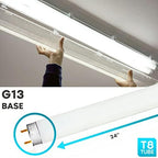 LUXRITE F17T8/835 17W 24 Inch T8 Fluorescent Tube Light Bulb, 3500K, 4-Pack - Image 3
