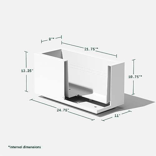 Veradek Block Series Long Box Planter - Rectangular Outdoor Planter - Image 3