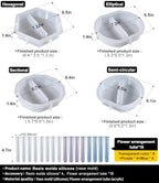 Flower Vase Resin Molds Silicone,4 Large Vase Molds + 16pcs Colorful Flower Arrangement Tubes,for Inserting Fresh Flowers and Cultivating Plants,DIY Silicone molds for epoxy Resin,Vases Home Decor - Image 2