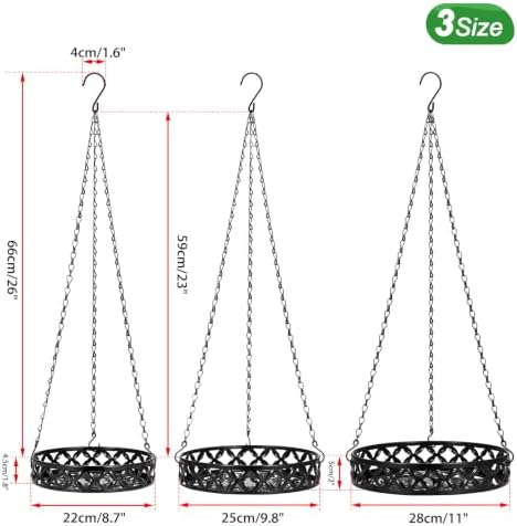 OwnMy 3PCS Plant Hangers Indoor Outdoor, Hanging Planters for Indoor Plants - Image 3