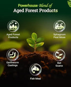FoxFarm Ocean Forest Potting Soil for Container Gardens - Light, Aerated Texture with Fish Meal, Crab Meal, Earthworm Castings - Houseplant Potting Mix for Seedlings & Plant Starts - 12 Quart - Image 2