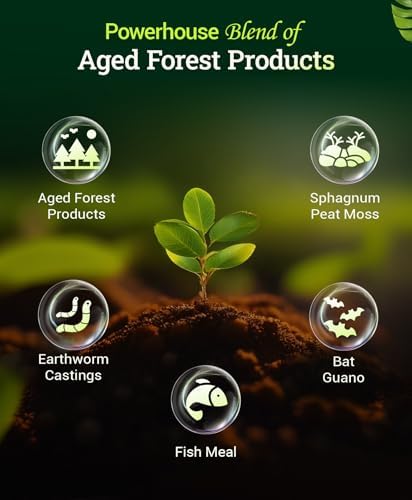 FoxFarm Ocean Forest Potting Soil for Container Gardens - Light, Aerated Texture with Fish Meal, Crab Meal, Earthworm Castings - Houseplant Potting Mix for Seedlings & Plant Starts - 2 x12 Quart - Image 2