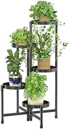 Simple Trending Plant Stand, Corner Plant Shelf with 5 Rotating Trays by SimpleTrending