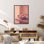 Still Life Bowl of Potatoes Wall Art, Modern Minimalist Black Framed Print - Image 5