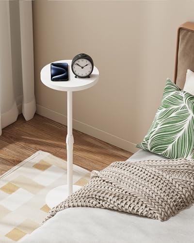 TUTOTAK Tall Round Side Table, Small End Table, Drink Table, Pedestal Table - Image 7