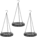 Plant Hanger Indoor Outdoor, 3 Pack Metal Hanging Plant Holder by PIKAMAO