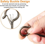 50 PCS Screw Hooks for Outdoor String Lights, Q Hangers String Light Hooks - Image 7