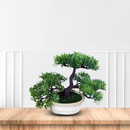 Artificial Bonsai Tree in Ceramic Pot - Image 5