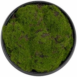 Black Ceramic Moss Bowl | 8 Inch | Artificial Moss Centerpiece | Decorative Table Bowl - Image 3