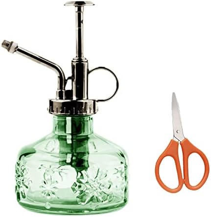 XXXFLOWER Plant Terrarium with Wooden Stand - 3 Bulb Vase + Glass Plant Mister Spray Bottle for Indoor Plant Spritzer - Image 4