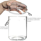Small Glass Terrarium Jar with Lid – 4.7 x 7 Inch Closed Plant Terrarium for Succulents, Moss, Venus Fly Trap & Self-Sustaining Ecosystems – Ideal Indoor Decor for Home & Tabletop - Image 5