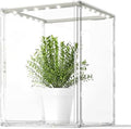 JOYZAN Clear Mini Indoor Greenhouse Small Tabletop Green House with Lights by MakeYourHomeOrganizedTidy