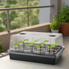 RooTrimmer 4-Pack Seed Starter Trays with 5" Tall Humidity Domes - Image 5