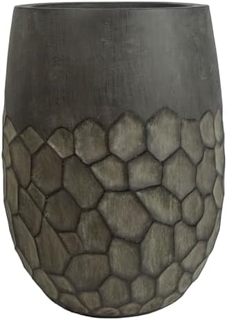 Leaf Large Plant Pots, 38cm Honeycomb Planter by Leaf