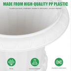 Urn Planter,2Pcs 19.7" Tall Large Plastic Planter Set - Image 6