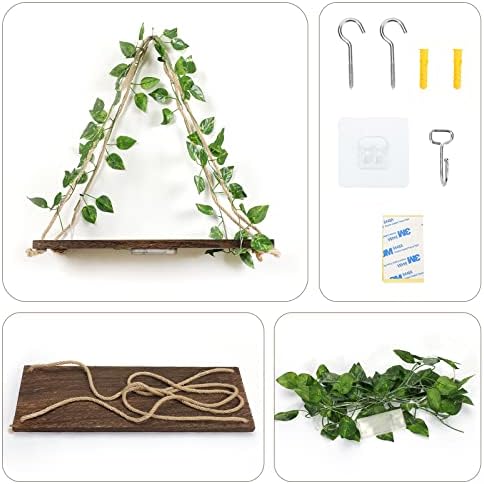 Floating Shelves for Wall,Hanging Shelves,Room Decor,Wall Decor,Boho Decor - Image 5