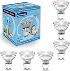 GU10 Grow Light Bulb for Indoor Plants, 5W, Ivory White, 6-Pack by DommiaBuynow